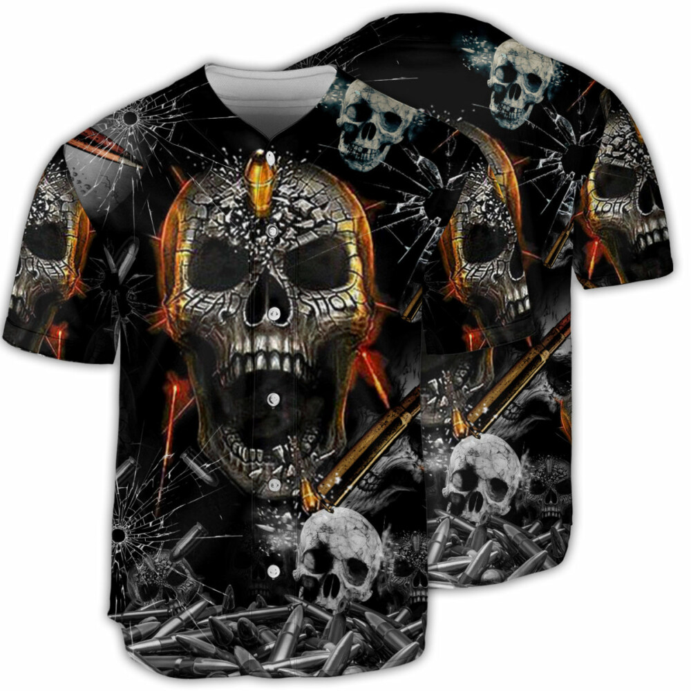 Skull Oh My Skull - Baseball Jersey - Owl Ohh - Owl Ohh