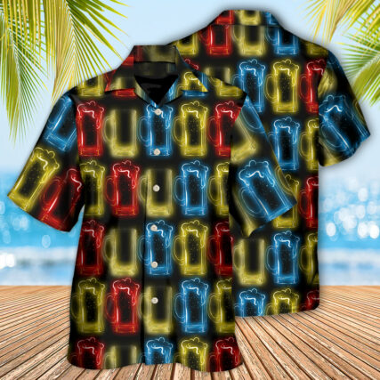 Beer Magic Water For Fun People - Hawaiian Shirt - Owl Ohh - Owl Ohh