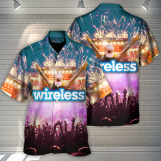 Music Event Wireless Festival - Hawaiian Shirt - Owl Ohh for men and women, kids - Owl Ohh