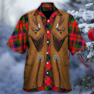 Christmas Santa Vintage Fringe Leather Suede Vest - Hawaiian Shirt - Owl Ohh - Owl Ohh