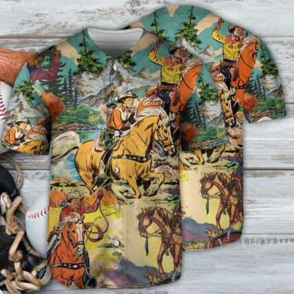 Horse Racing Art Style - Baseball Jersey - Owl Ohh - Owl Ohh