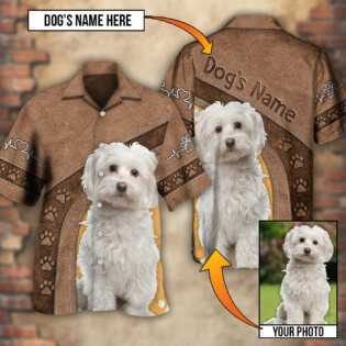 Dog Paw Various Style Custom Photo Personalized - Hawaiian Shirt - Owl Ohh - Owl Ohh