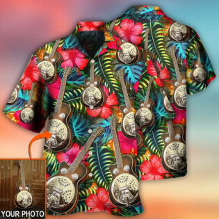Guitar Various Style Tropical Custom Photo - Hawaiian Shirt - Owl Ohh - Owl Ohh