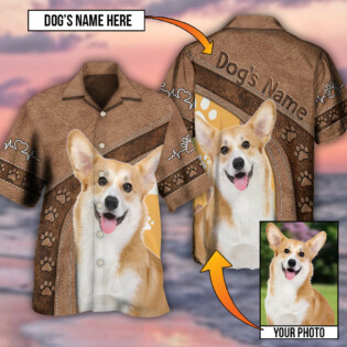 Dog Paw My Lovely Dog Classic Custom Photo Personalized - Hawaiian Shirt - Owl Ohh - Owl Ohh