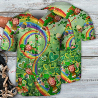 Irish Eat Drink Be Irish - Baseball Jersey - Owl Ohh - Owl Ohh