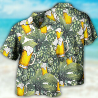 Beer Craft Beer And Hops - Hawaiian Shirt - Owl Ohh - Owl Ohh