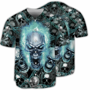 Skull Screaming - Baseball Jersey - Owl Ohh - Owl Ohh