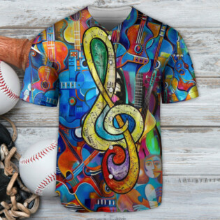 Music Love Live Life Style - Baseball Jersey - Owl Ohh - Owl Ohh