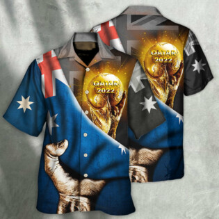 World Cup Qatar 2022 Australia Will Be The Champion - Hawaiian Shirt - Owl Ohh - Owl Ohh