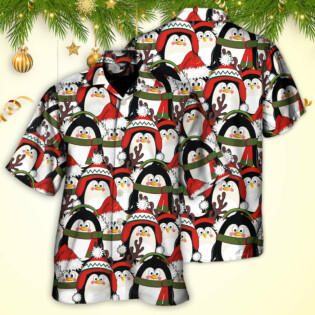 Christmas Penguin Cute Christmas Holiday - Hawaiian Shirt - Owl Ohh - Owl Ohh