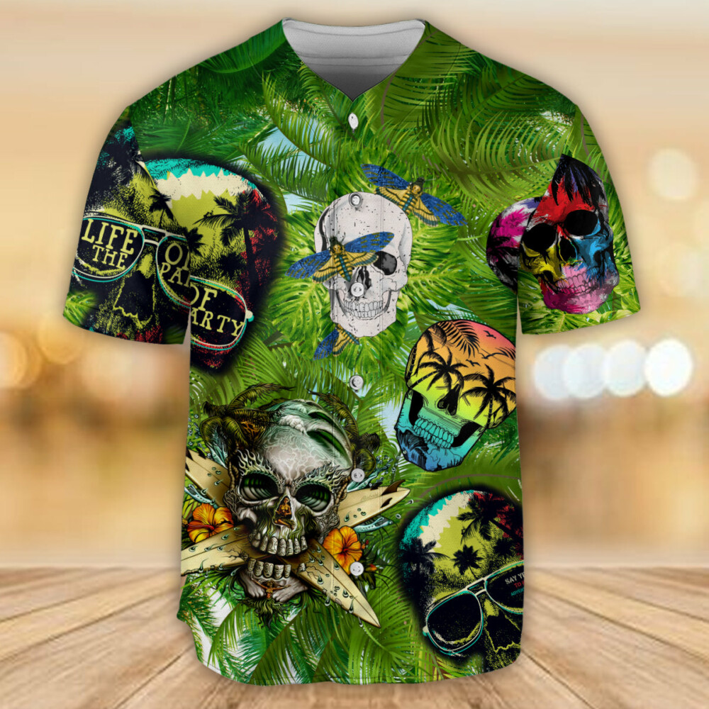 Skull Where There Is Life There Is Hope - Baseball Jersey - Owl Ohh - Owl Ohh
