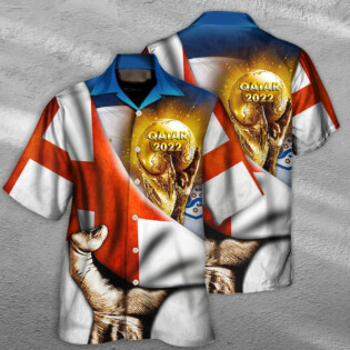 World Cup Qatar 2022 England Will Be The Champion Flag Vintage - Hawaiian Shirt - Owl Ohh - Owl Ohh