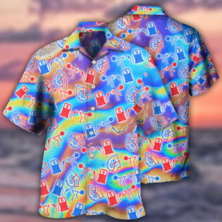 Gas Pump Oil Fuel Petrol - Hawaiian Shirt - Owl Ohh - Owl Ohh