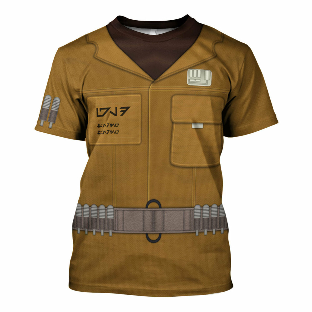 Star Wars Rose Tico Costume - Unisex 3D T-shirt