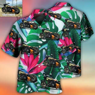 Motorcycle My Sweet Lover Custom Photo - Hawaiian Shirt - Owl Ohh - Owl Ohh