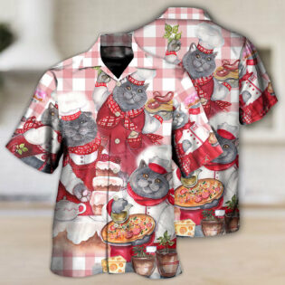 Chef Cute Black Cat Cooking - Hawaiian Shirt - Owl Ohh - Owl Ohh
