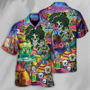 Hippie Skull Cool Life - Hawaiian Shirt - Owl Ohh - Owl Ohh