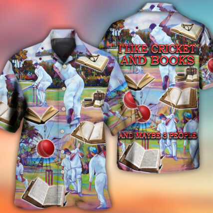 Cricket And Book Lover - Hawaiian Shirt - Owl Ohh - Owl Ohh