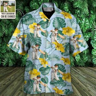 Cricket You Want Tropical Style Custom Photo - Hawaiian Shirt - Personalized Photo Gifts for men and women, kids - Owl Ohh