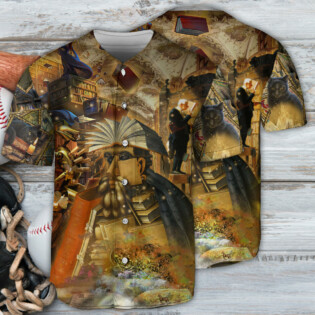 Book Mysterious Librarian - Baseball Jersey - Owl Ohh - Owl Ohh