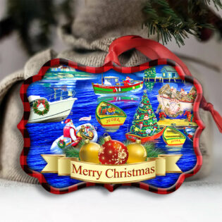 Christmas We Wish You A Merry Christmas - Horizonal Ornament - Owl Ohh - Owl Ohh