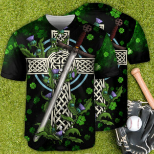 Irish Good Lucky Art - Baseball Jersey - Owl Ohh - Owl Ohh
