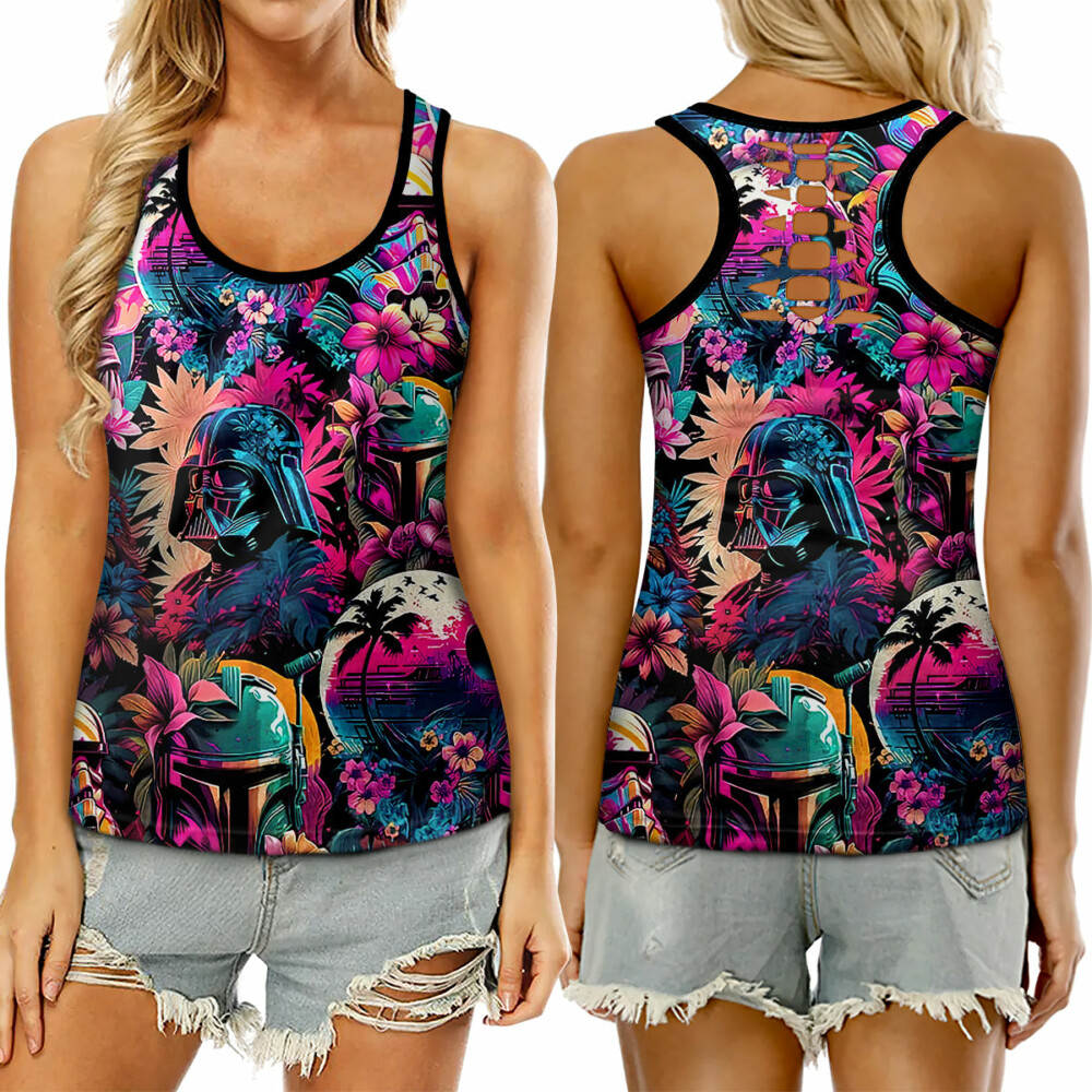 Special Star Wars Synthwave 02 - Tank Top Hollow - Owl Ohh-Owl Ohh