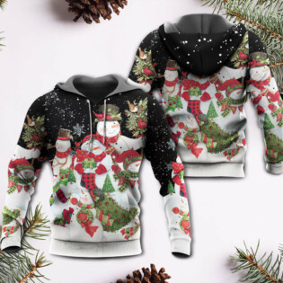Christmas Cutie Snowman Happy Xmas Cardinal - Hoodie - Owl Ohh - Owl Ohh