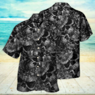 Skull Life's True Face Is The Skull - Hawaiian Shirt - Owl Ohh - Owl Ohh