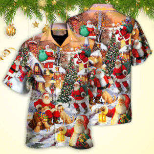 Christmas Santa Claus Story In The Town Gift For Xmas - Hawaiian Shirt - Owl Ohh - Owl Ohh