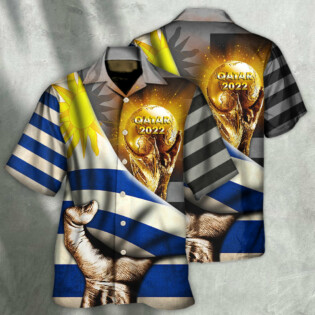 World Cup Qatar 2022 Uruguay Will Be The Champion - Hawaiian Shirt - Owl Ohh - Owl Ohh