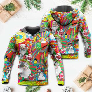Hippie Santa Merry Xmas - Hoodie - Owl Ohh - Owl Ohh