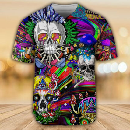 Skull You're Weird And I Like That - Baseball Jersey - Owl Ohh - Owl Ohh