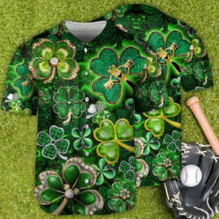Irish Wishing You Irish Luck - Baseball Jersey - Owl Ohh - Owl Ohh