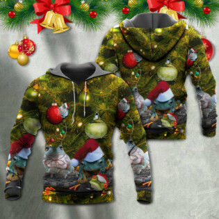Christmas Frog Merry Christmas Bauble - Hoodie - Owl Ohh - Owl Ohh