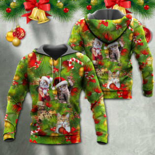 Christmas Cat It's Lazy Day - Hoodie - Owl Ohh - Owl Ohh