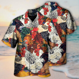 Chicken Farm Awesome Love Life - Hawaiian Shirt - Owl Ohh - Owl Ohh