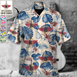 Guitar Club You Want Tropical Style Custom Photo - Hawaiian Shirt - Personalized Photo Gifts for men and women, kids - Owl Ohh