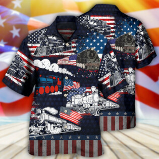 Train Independence Day - Hawaiian Shirt - Owl Ohh - Owl Ohh