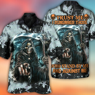 Skull Dark Death Scythe - Hawaiian Shirt - Owl Ohh - Owl Ohh