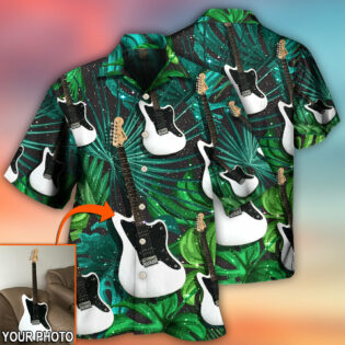 Guitar Various Style Tropical Custom Photo - Hawaiian Shirt - Owl Ohh - Owl Ohh