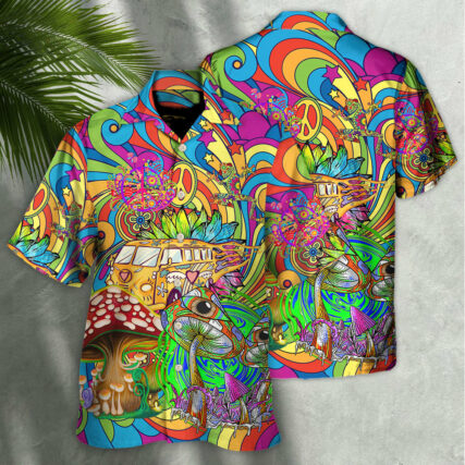 Hippie A Big Adventure Big Dream - Hawaiian Shirt - Owl Ohh for men and women, kids - Owl Ohh