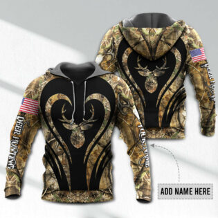 Deer Hunting Lover Personalized - Hoodie - Owl Ohh - Owl Ohh
