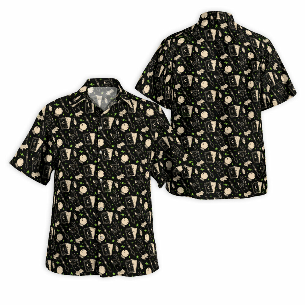 DnD Spell Tarot Pattern - Hawaiian Shirt - Owl Ohh - Owl Ohh