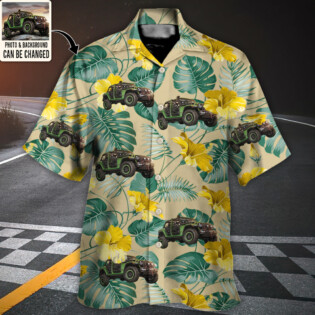 Jeep You Want Tropical Style Custom Photo - Hawaiian Shirt - Personalized Photo Gifts for men and women, kids - Owl Ohh