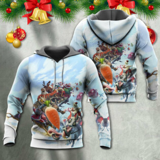 Christmas Santa Happy Funny Christmas - Hoodie - Owl Ohh - Owl Ohh