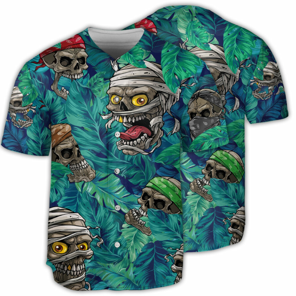 Skull Hide And Seek - Baseball Jersey - Owl Ohh - Owl Ohh