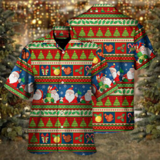Christmas Santa Claus Happy Xmas - Hawaiian Shirt - Owl Ohh - Owl Ohh