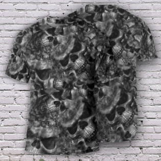 Skull Life's True Face Is The Skull - Round Neck T-shirt - Owl Ohh - Owl Ohh