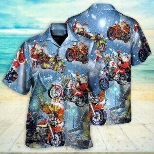 Christmas Santa Driving Happy Holidays - Hawaiian Shirt - Owl Ohh - Owl Ohh